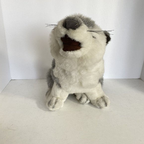 A&A Plush Puppy Howling Husky Dog Wolf Coyote Stuffed Animal Plush Adorable 12” - Picture 2 of 14